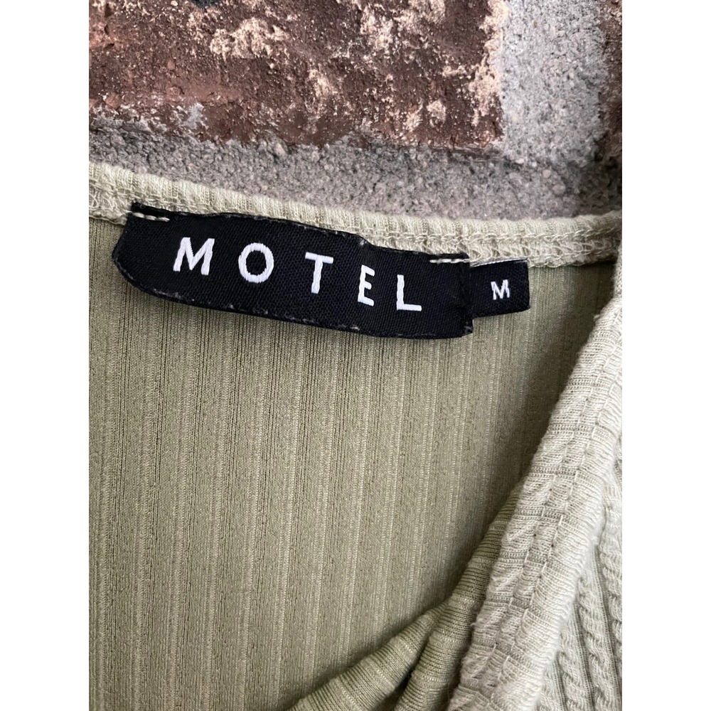 Motel Ribbed Mini Dress - Picture 2 of 5